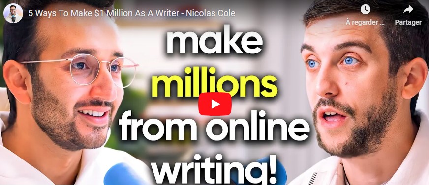 5 Ways To Make $1 Million As A Writer